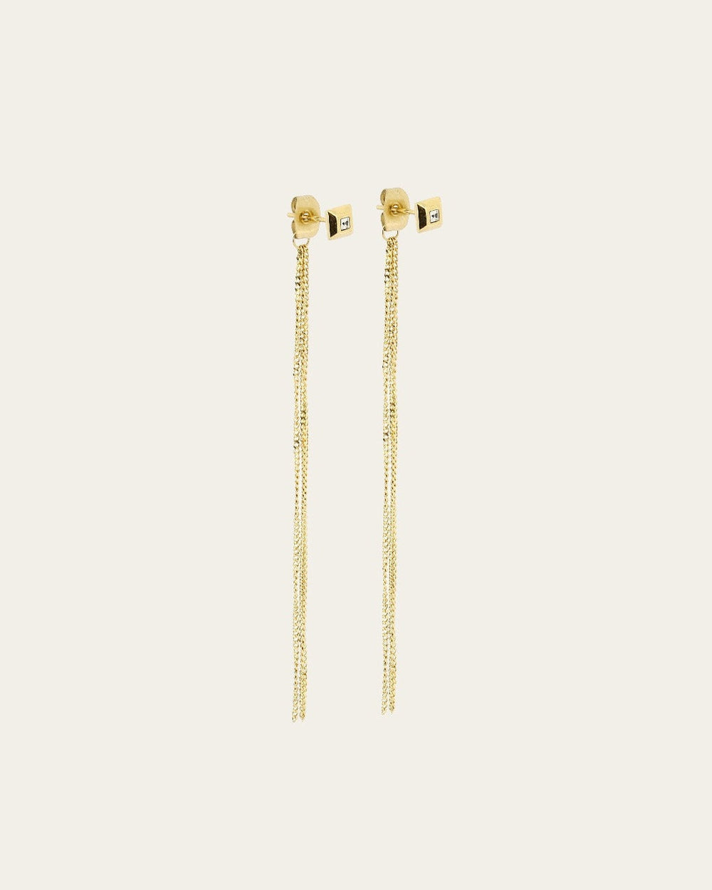 Boucles d'oreilles Aurore (Acier doré)