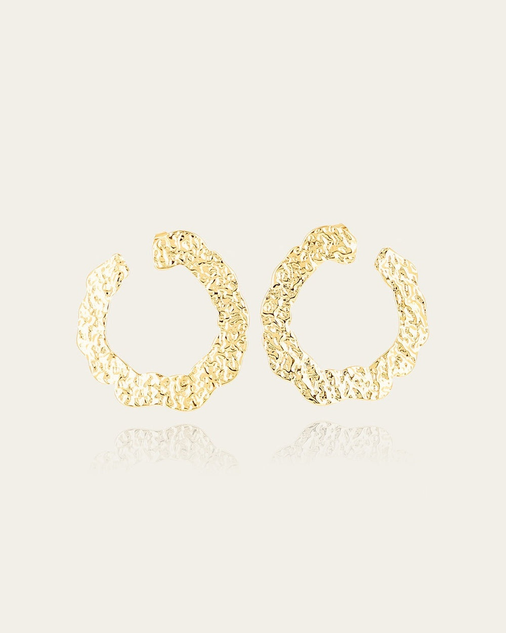 Boucles d'oreilles Yael (Acier doré)