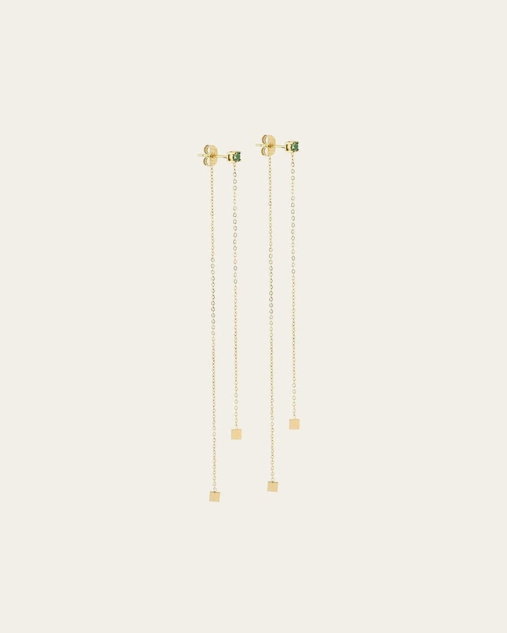 Boucles d'oreilles Symphonie (Acier doré)