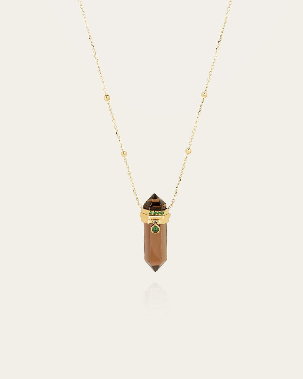 Collier Mantra (Acier doré)