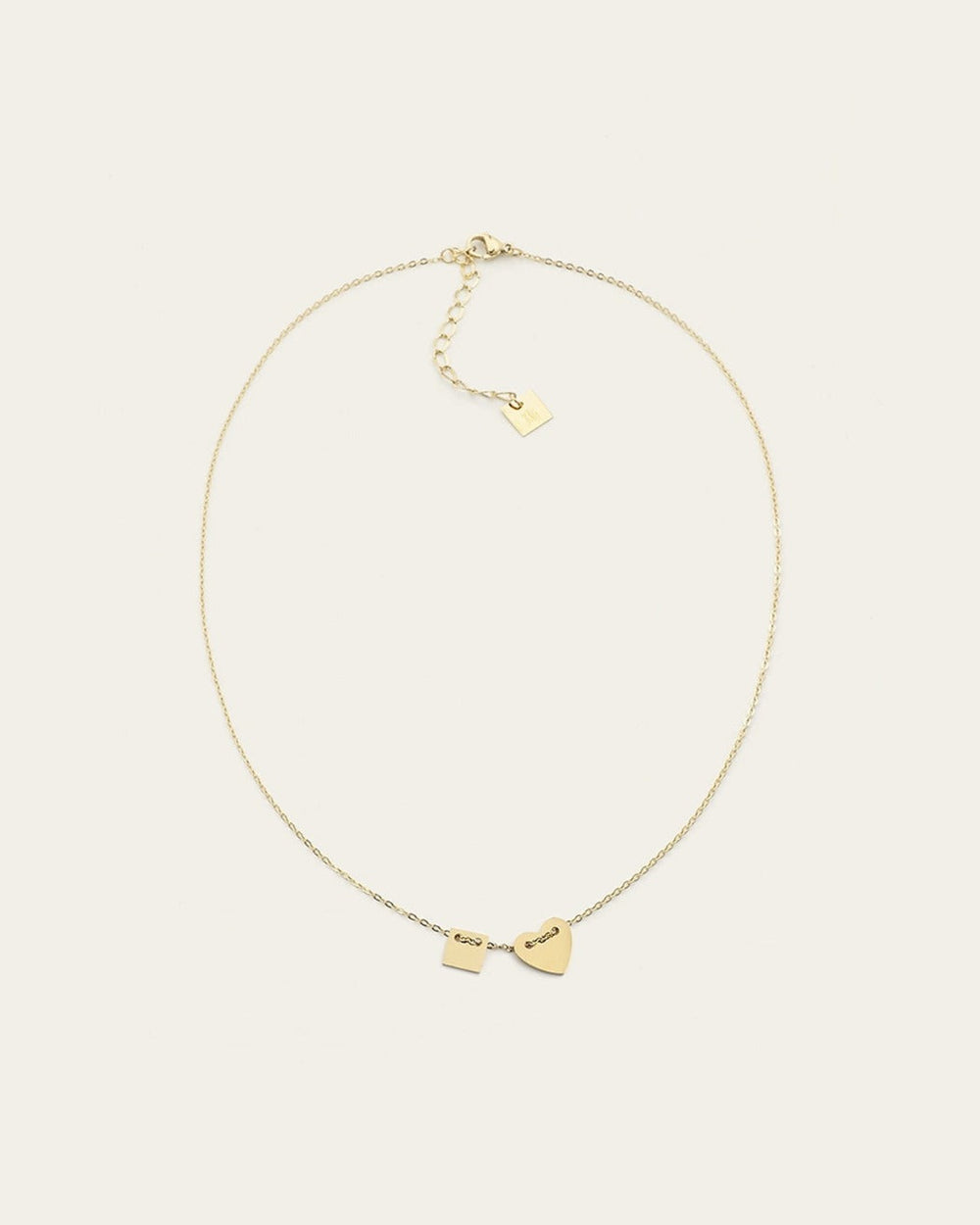 Lucky Heart Necklace (Gold-plated Steel)