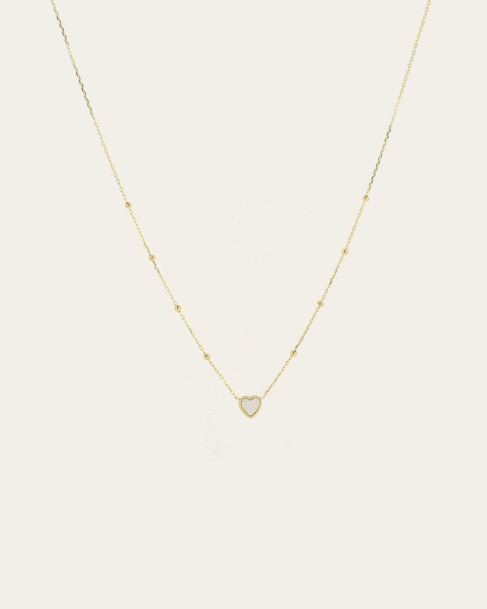 Bisou Necklace (Gold-plated steel)