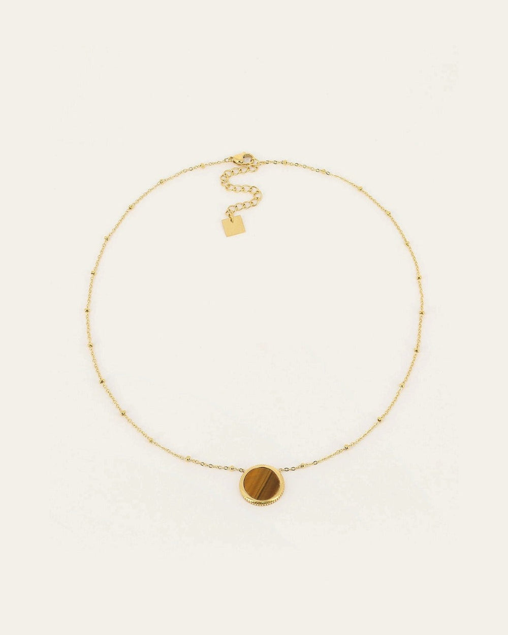 Pearly Necklace (Gold-plated steel)