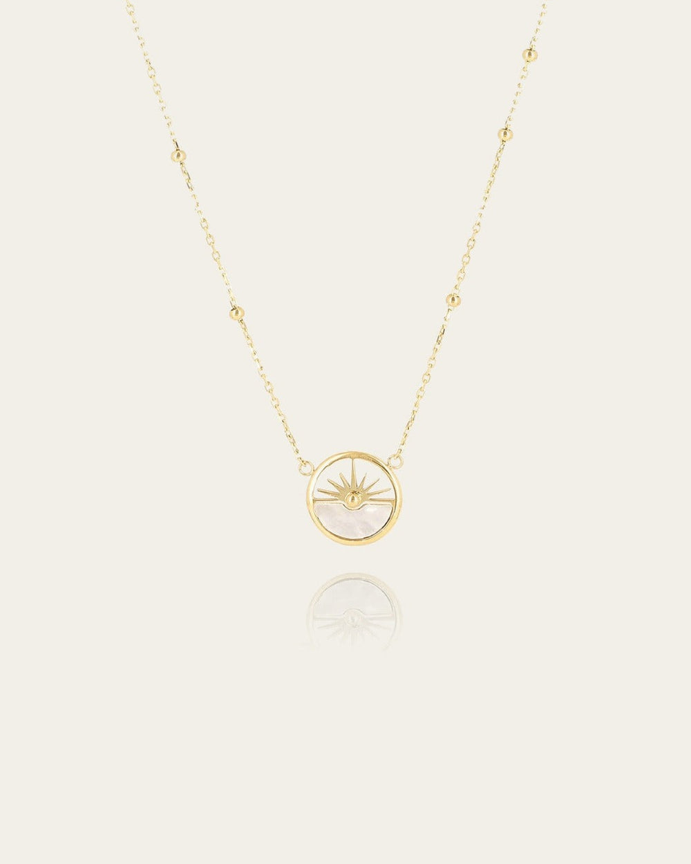 Sunrise Necklace (Gold-plated steel)
