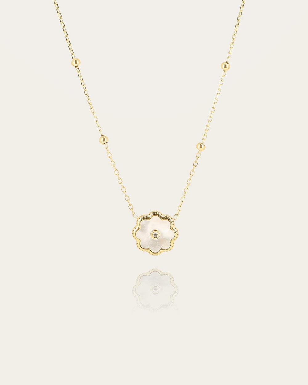 Collier Fiore (Acier doré)