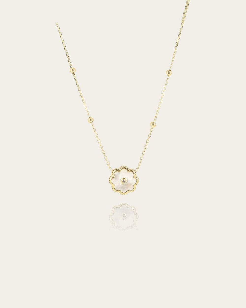 Fiore Necklace (Gold-plated steel)