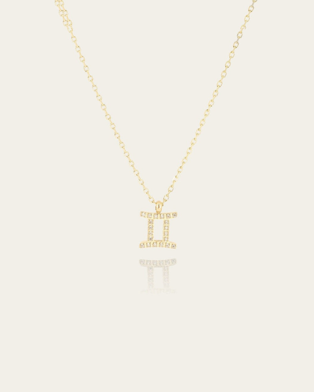 Gemini Necklace (Gold-plated steel)