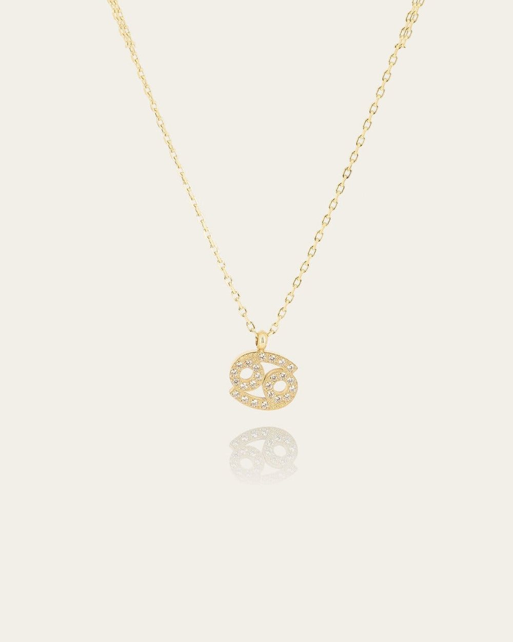 Cancer Necklace (Gold-plated steel)