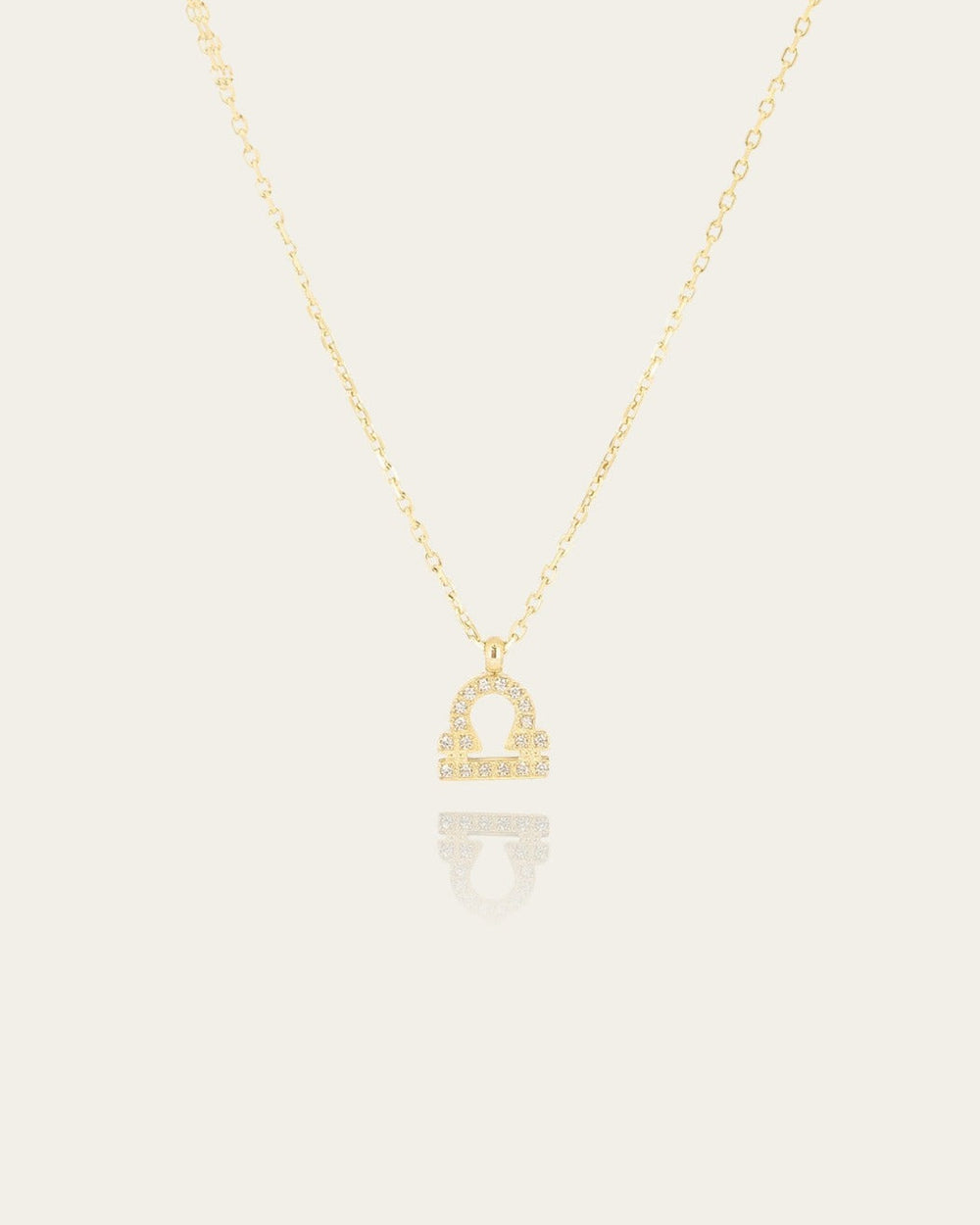 Libra Necklace (Gold-plated steel)