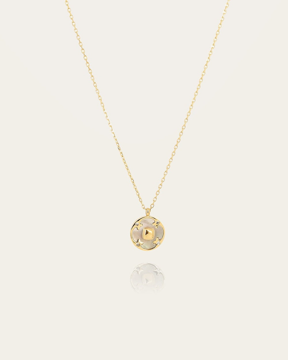 Collier Ayna (Acier doré)