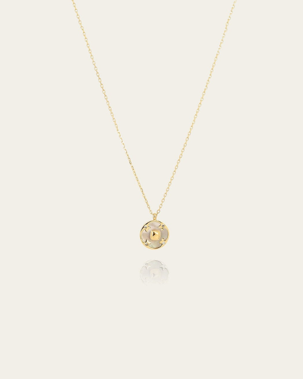 Ayna Necklace (Gold-plated steel)