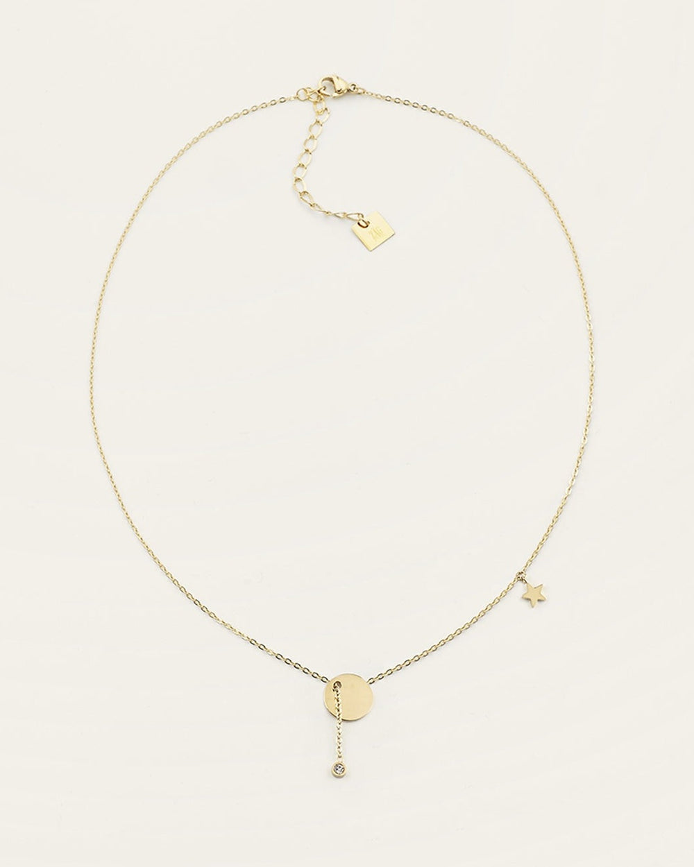 Collier Charm (Acier doré)