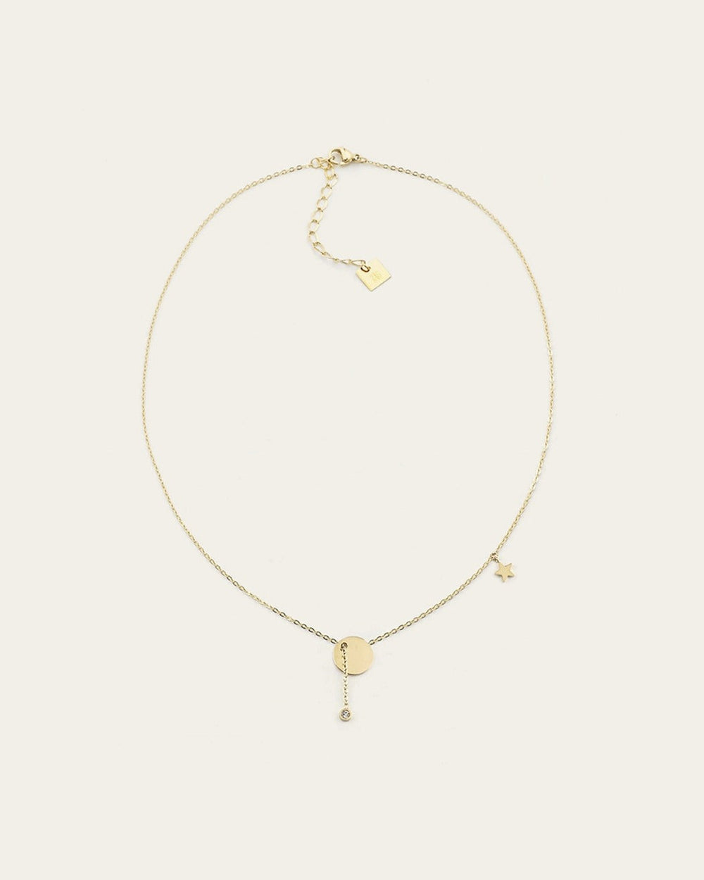 Charm Necklace (Gold-plated steel)