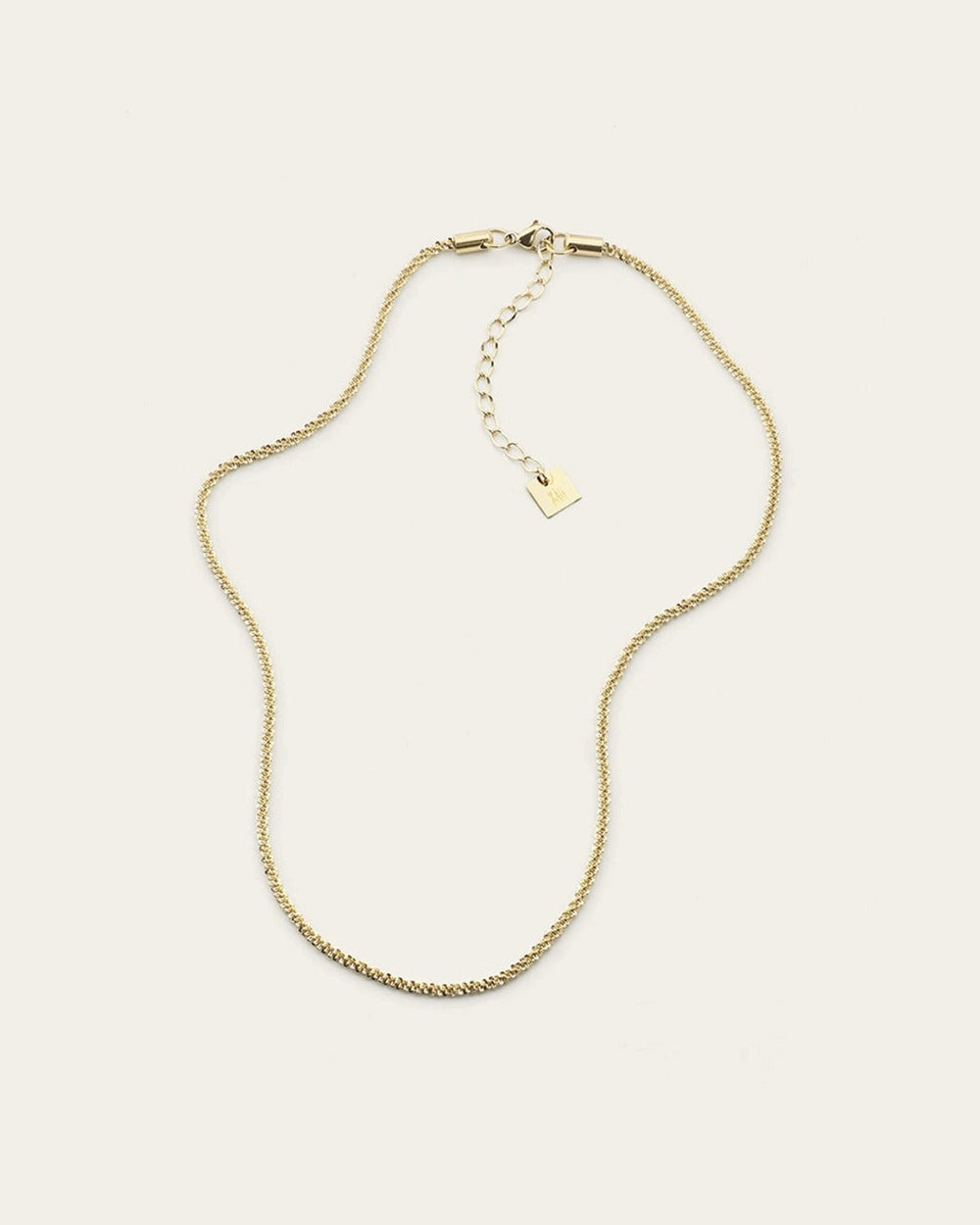 Rice Necklace (Gold-plated steel)