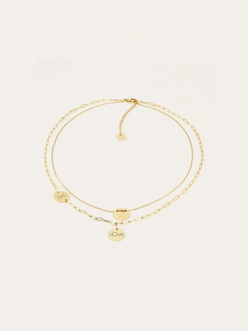 Collier Multi Charm Love