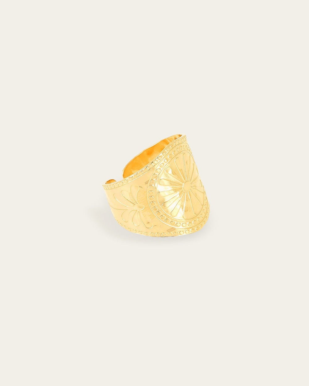 Olora Ring (Gold-plated steel)