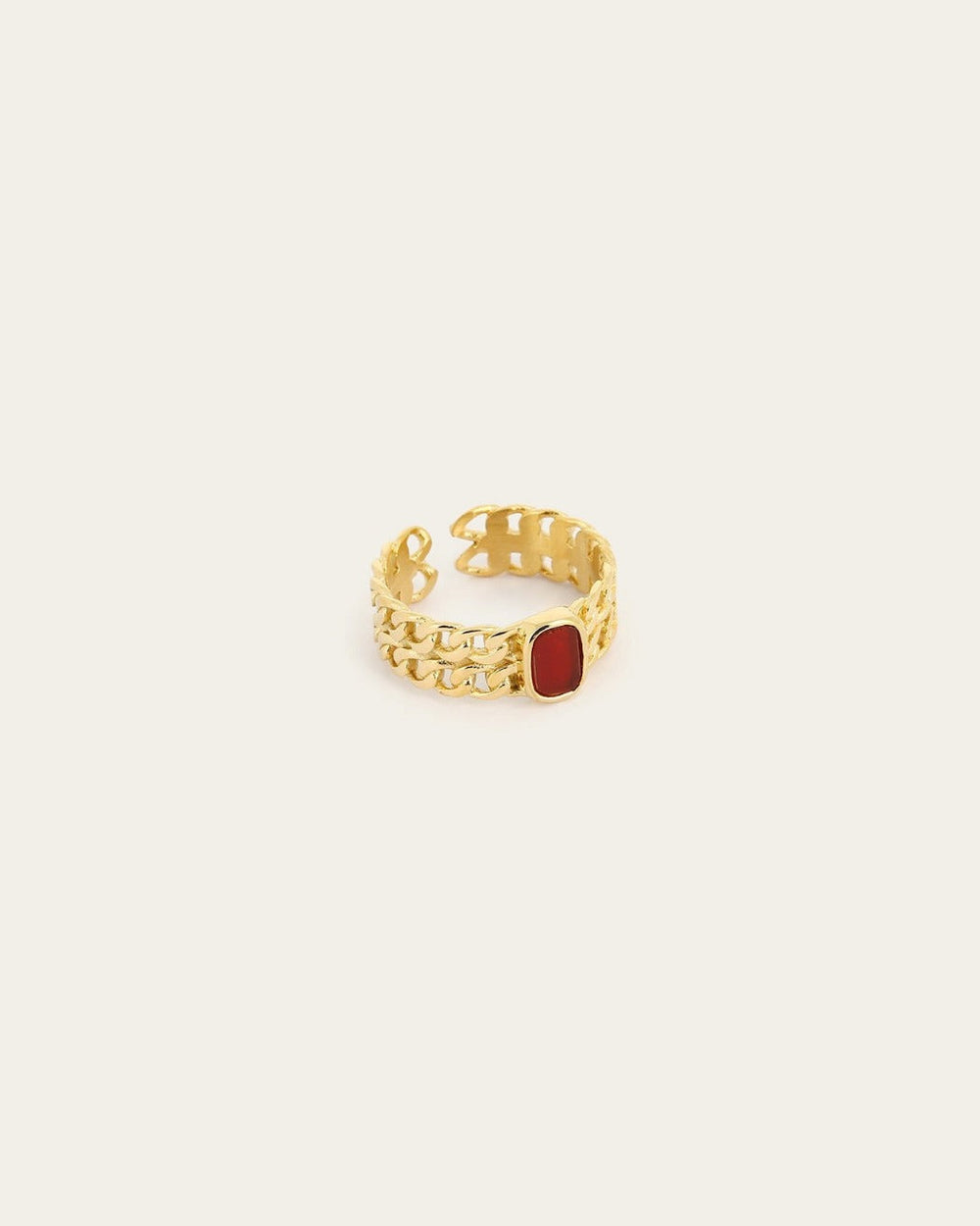 Bague Neiva (Acier doré)