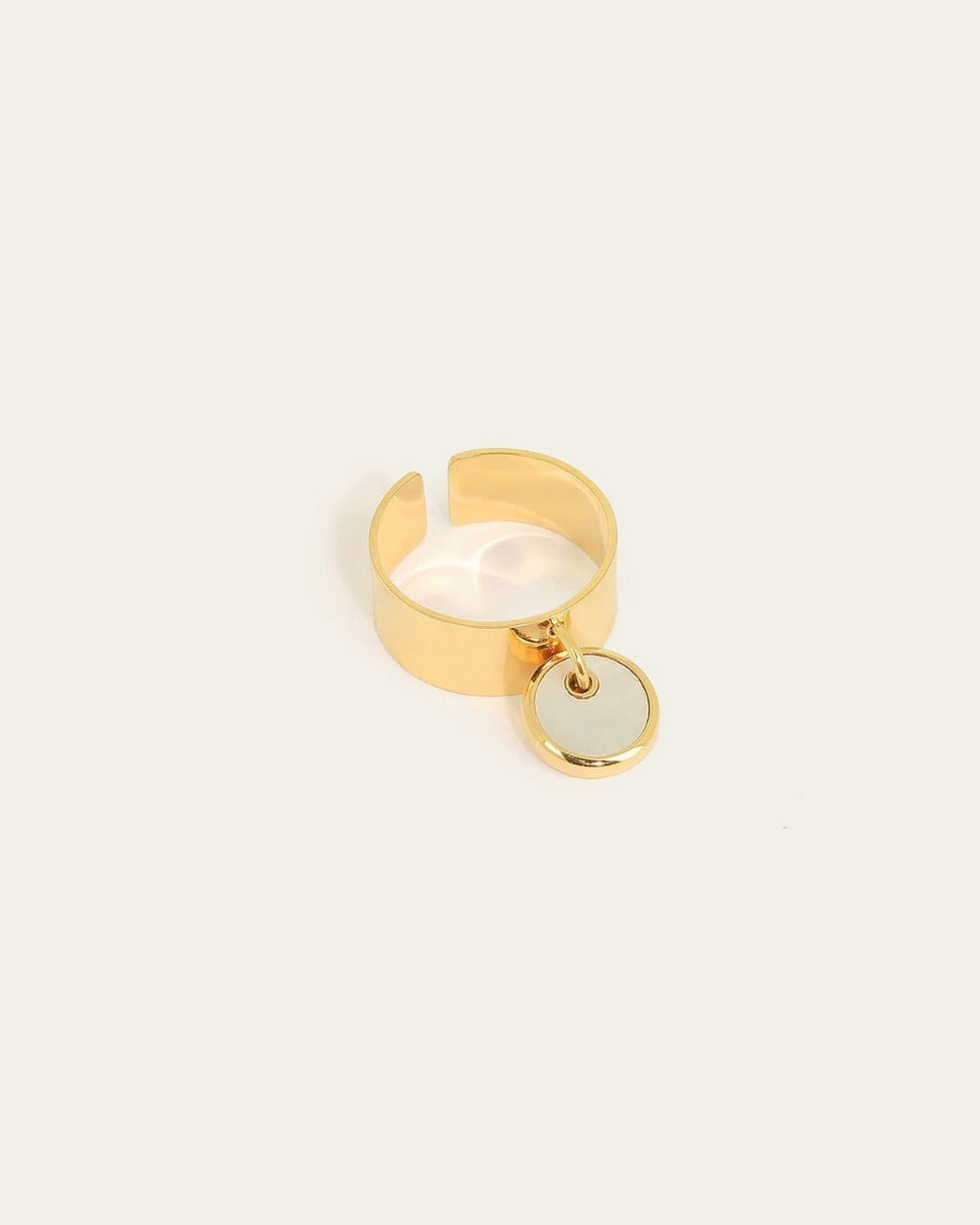 Bague Nacera (Acier doré)
