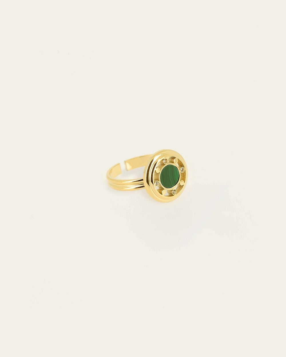 Louve Ring (Gold-plated steel)