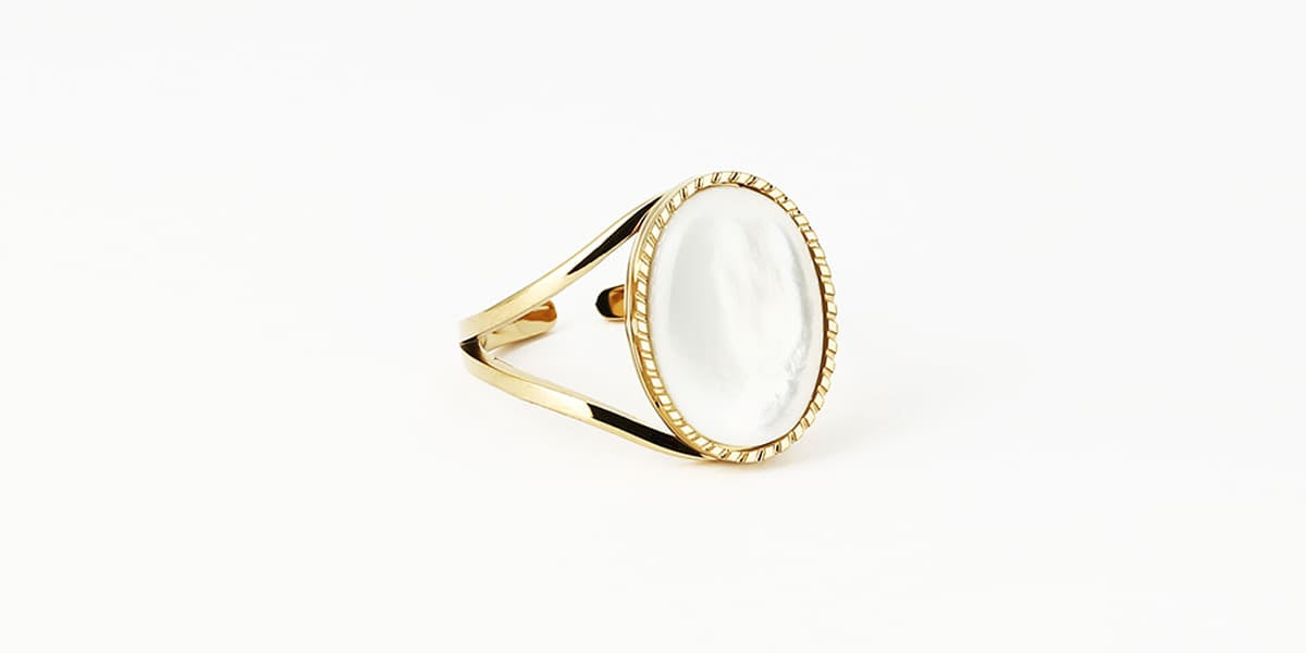 Bague Cornelia (Acier doré)