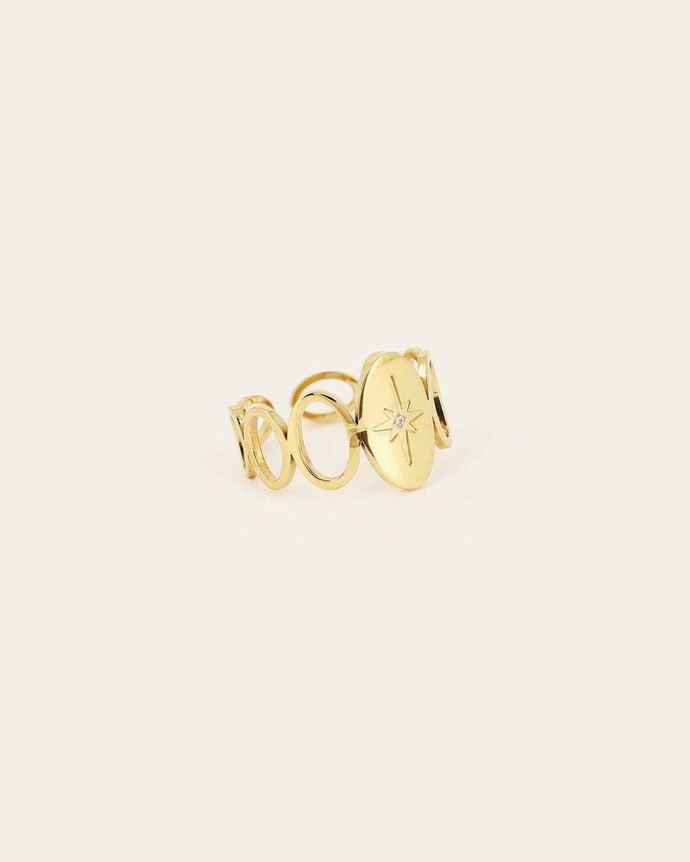 Bague Sardaigne (Acier doré)