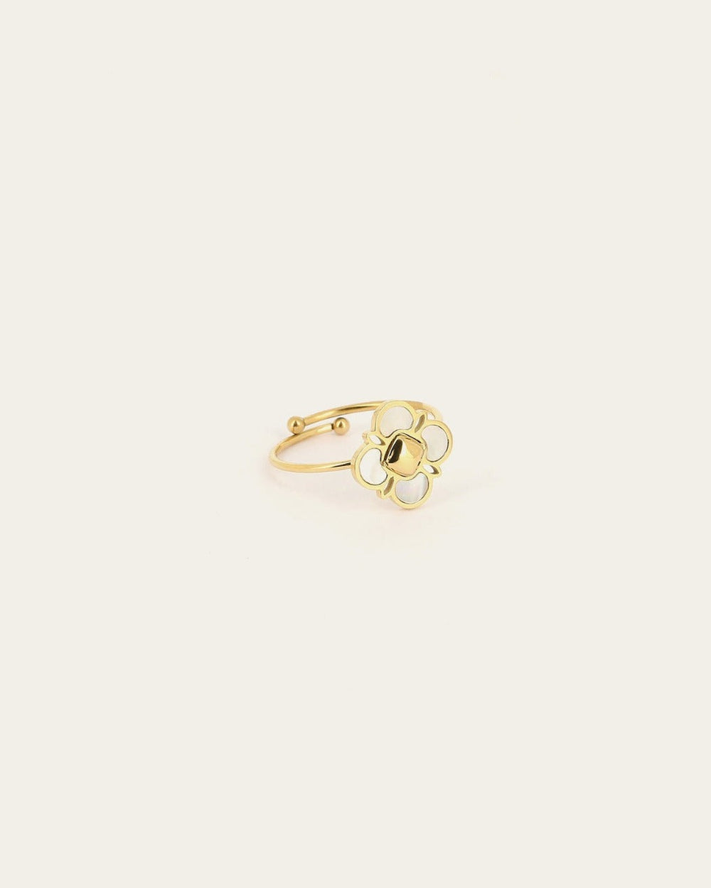 Bague Esmée (Acier doré)