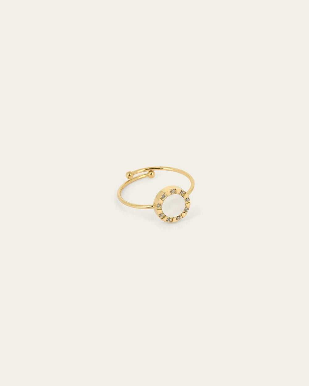 Bague Louise (Acier doré)