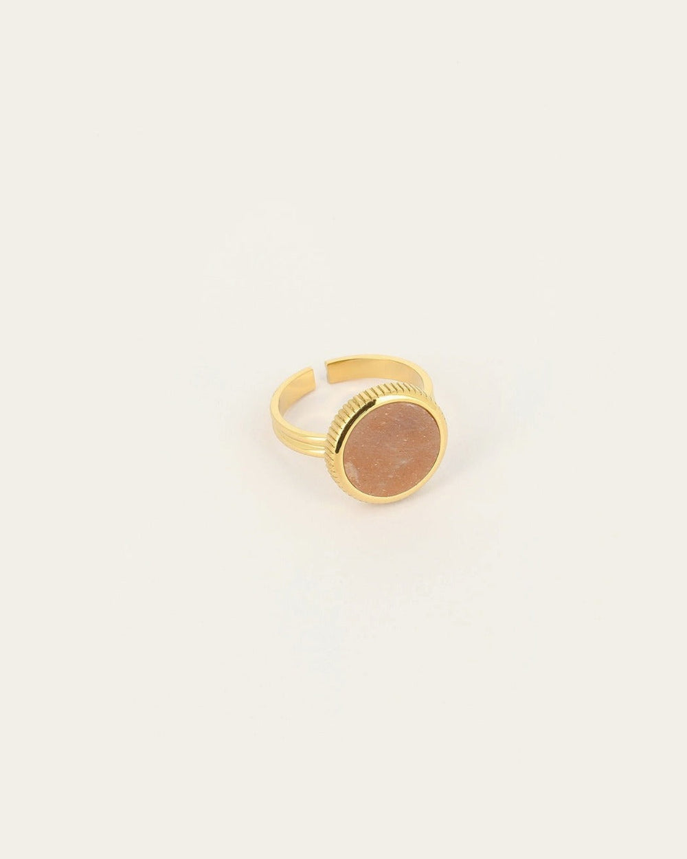 Pearly Ring (Gold-plated steel)
