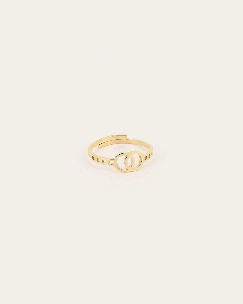 Bague Doriane (Acier doré)