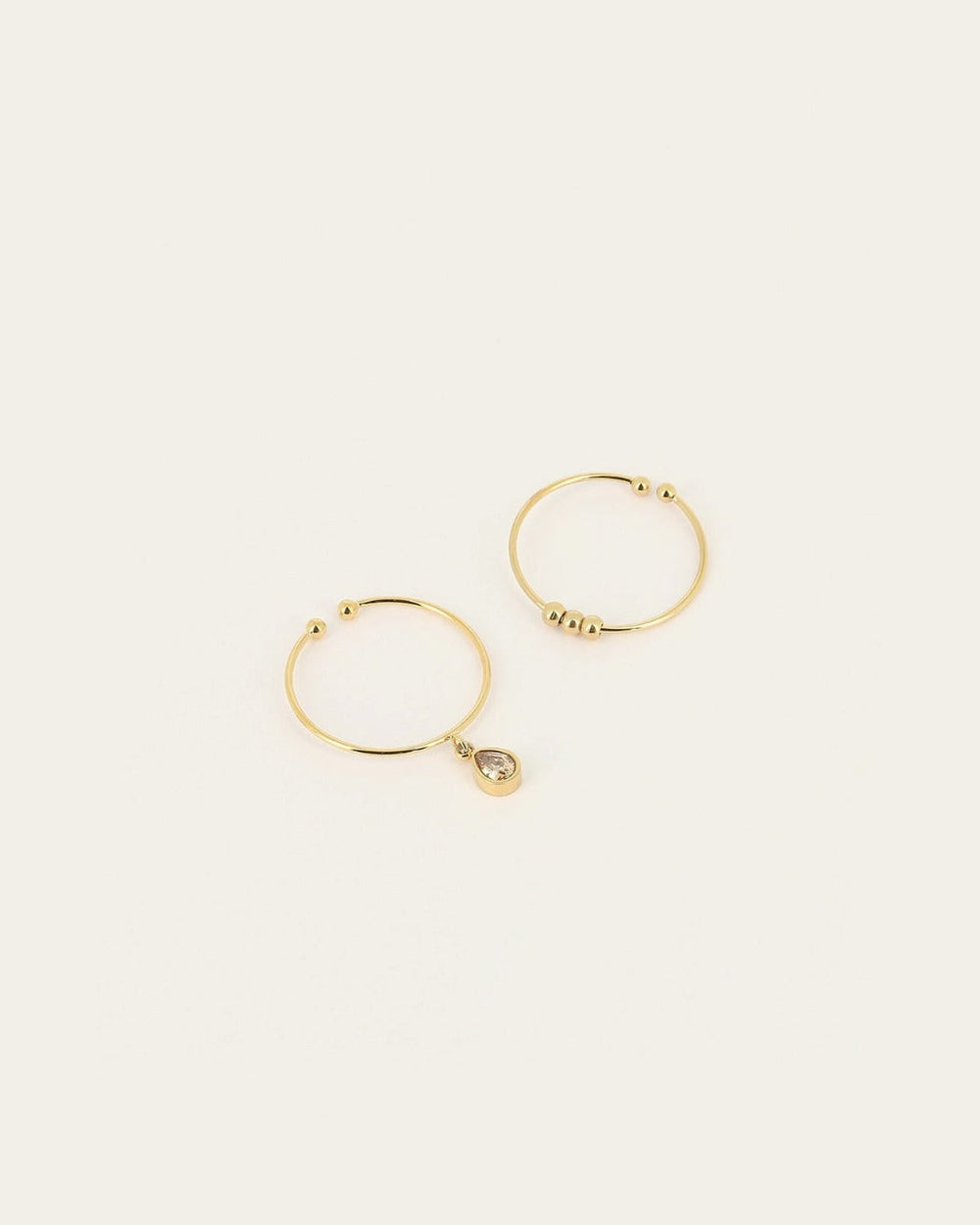 Bague Carole (Acier doré)