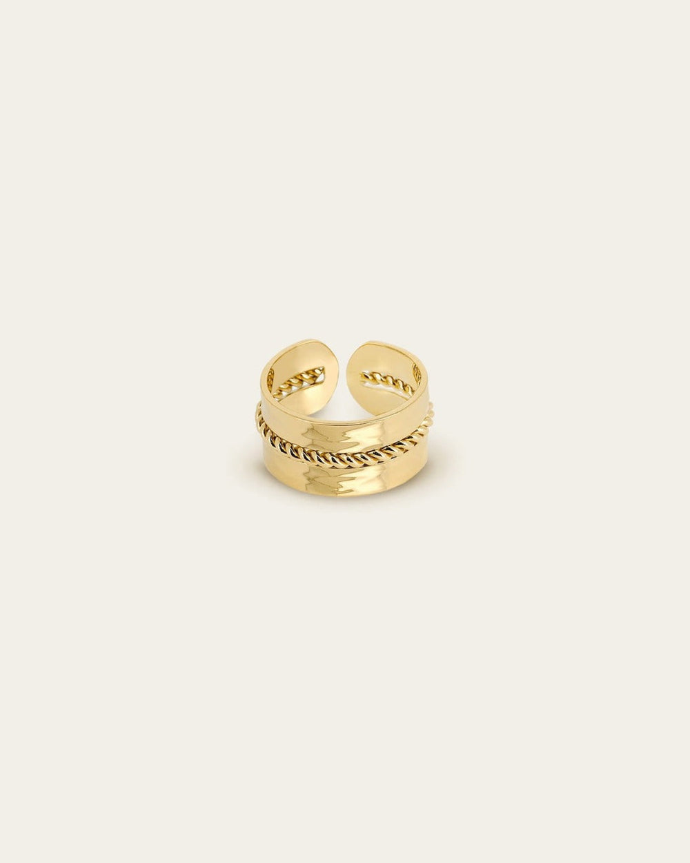 Bague Alami (Acier doré)