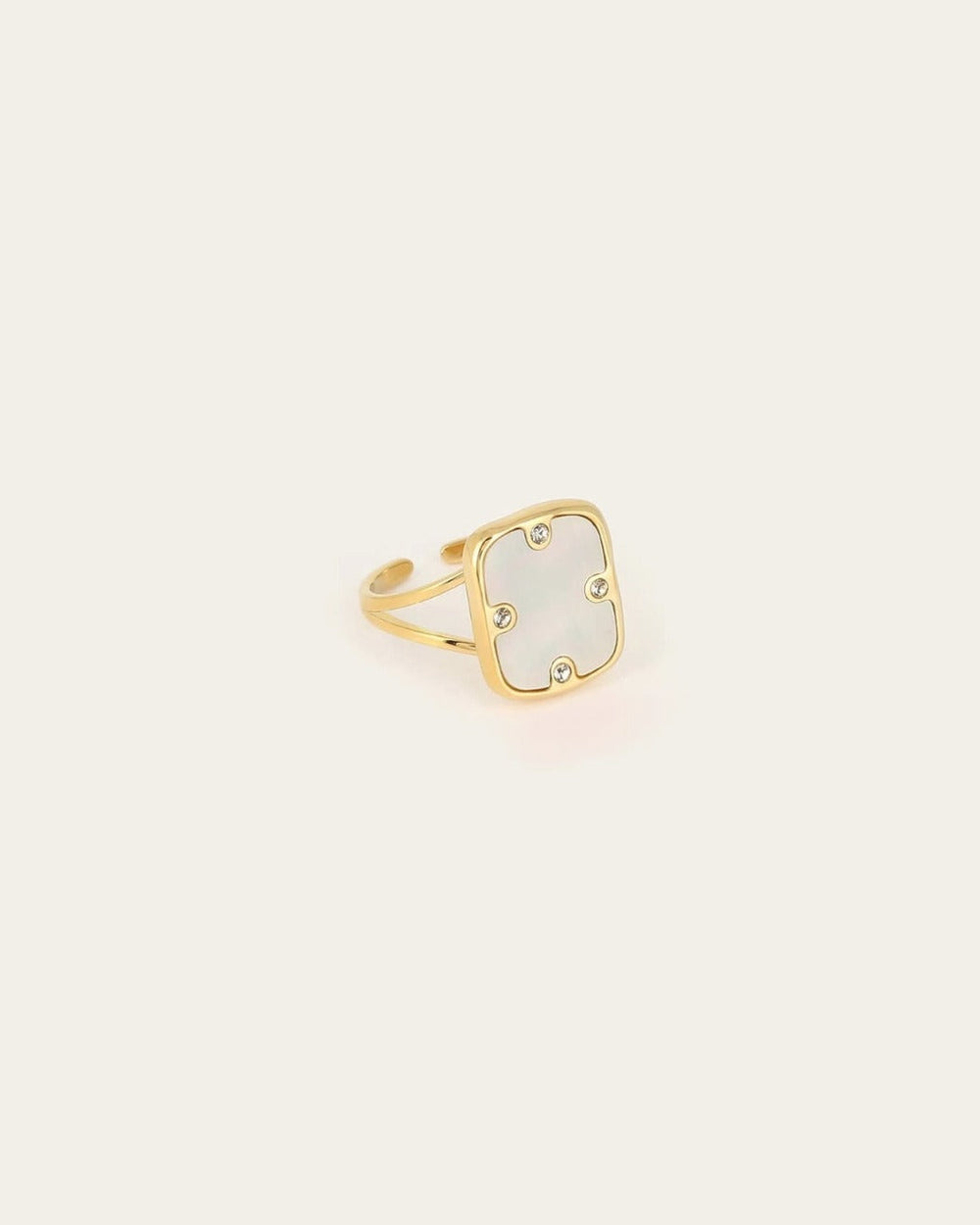 Bague Alicia (Acier doré)