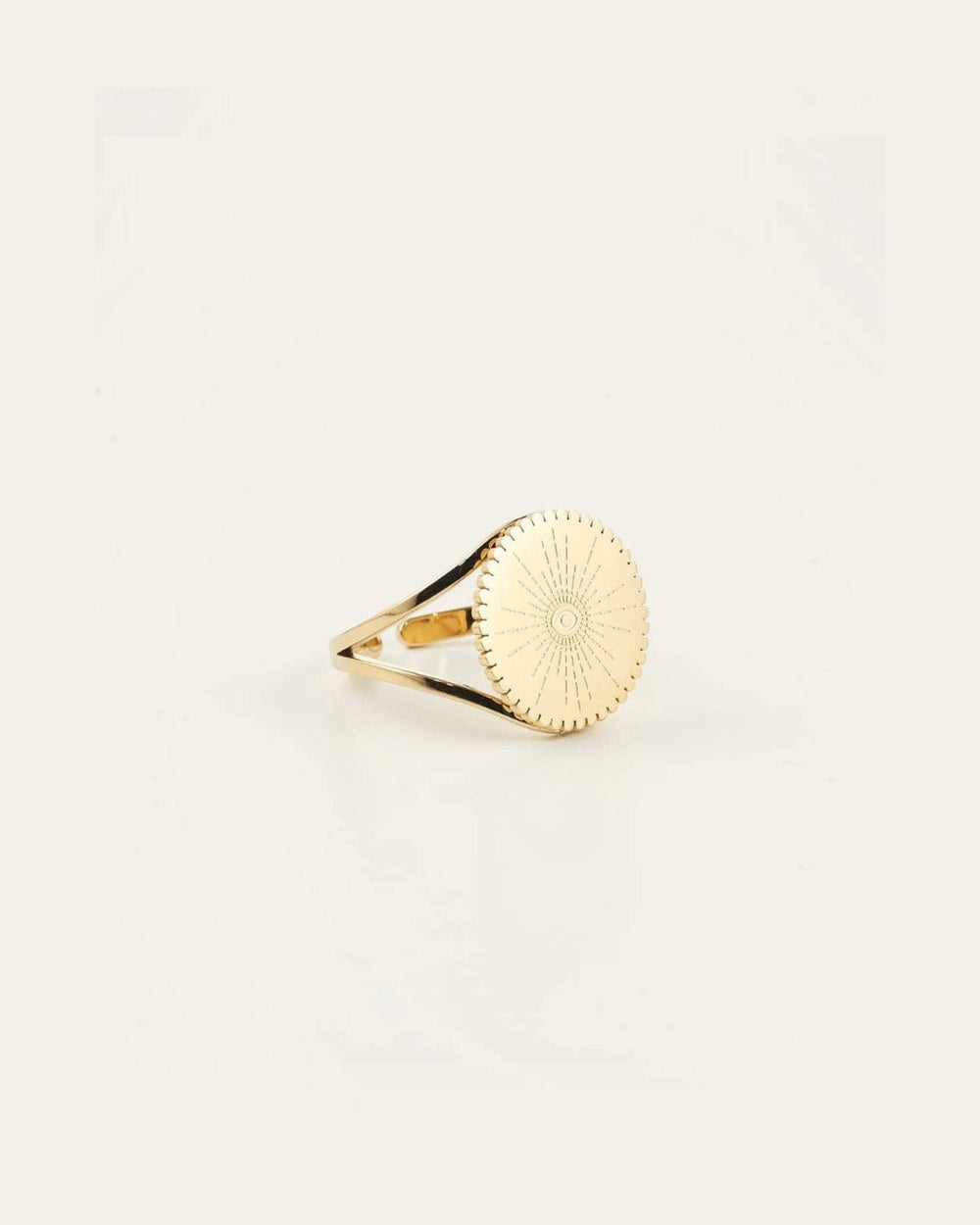 Bague Bagan (Acier doré)