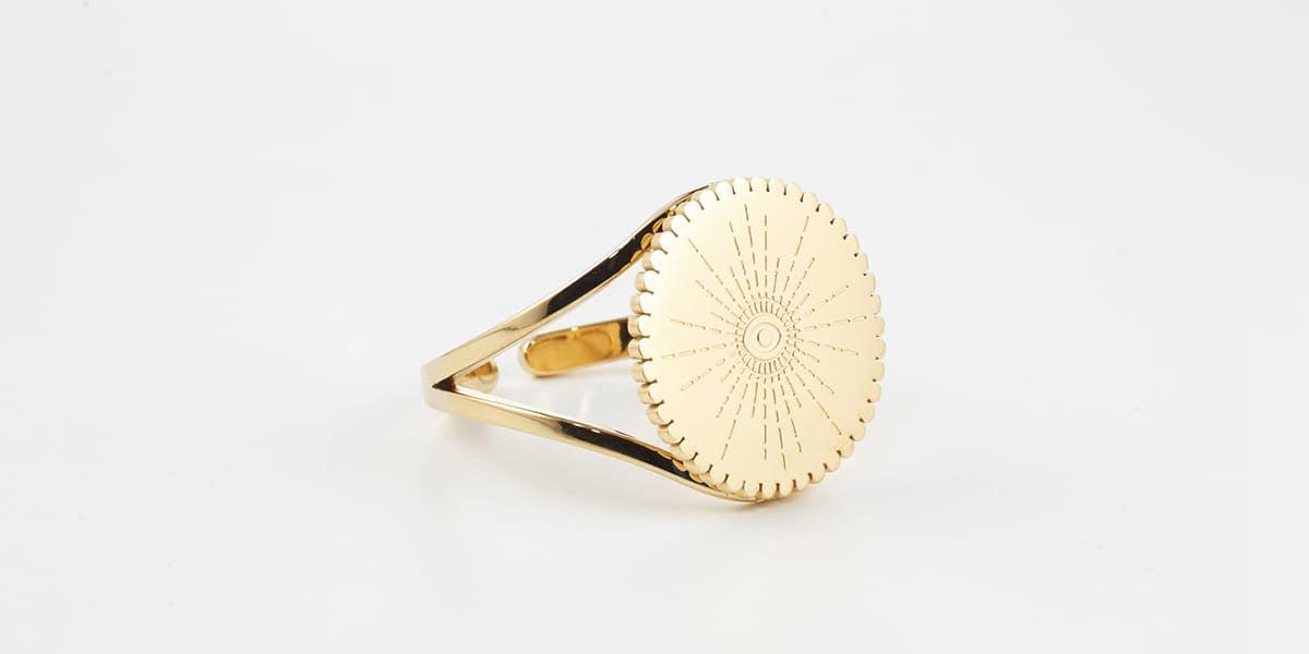 Bagan Ring (Gold-plated steel)