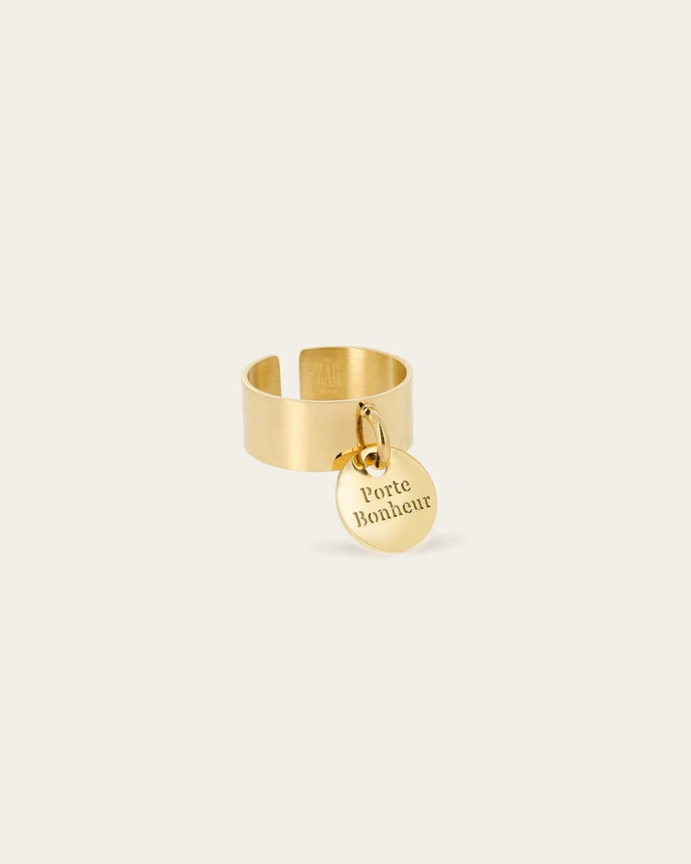 Bague Béatrice (Acier doré)