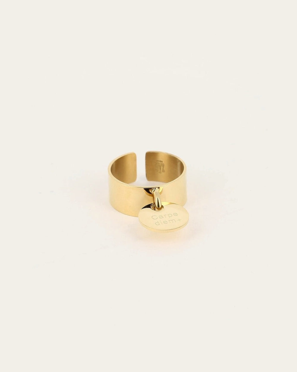 Bague Carpe (Acier doré)