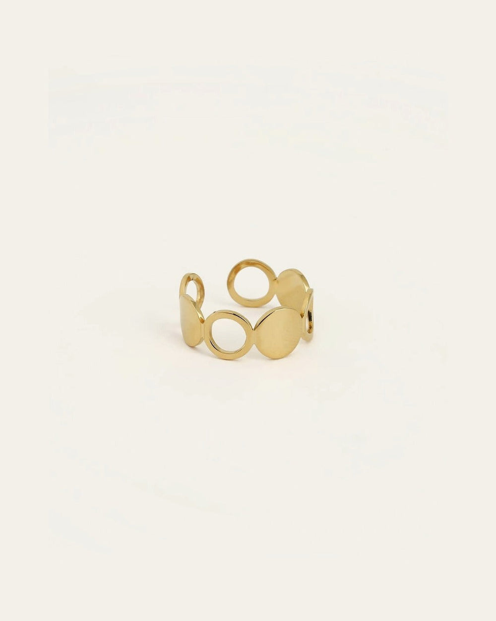 Bague Cercle (Acier doré)