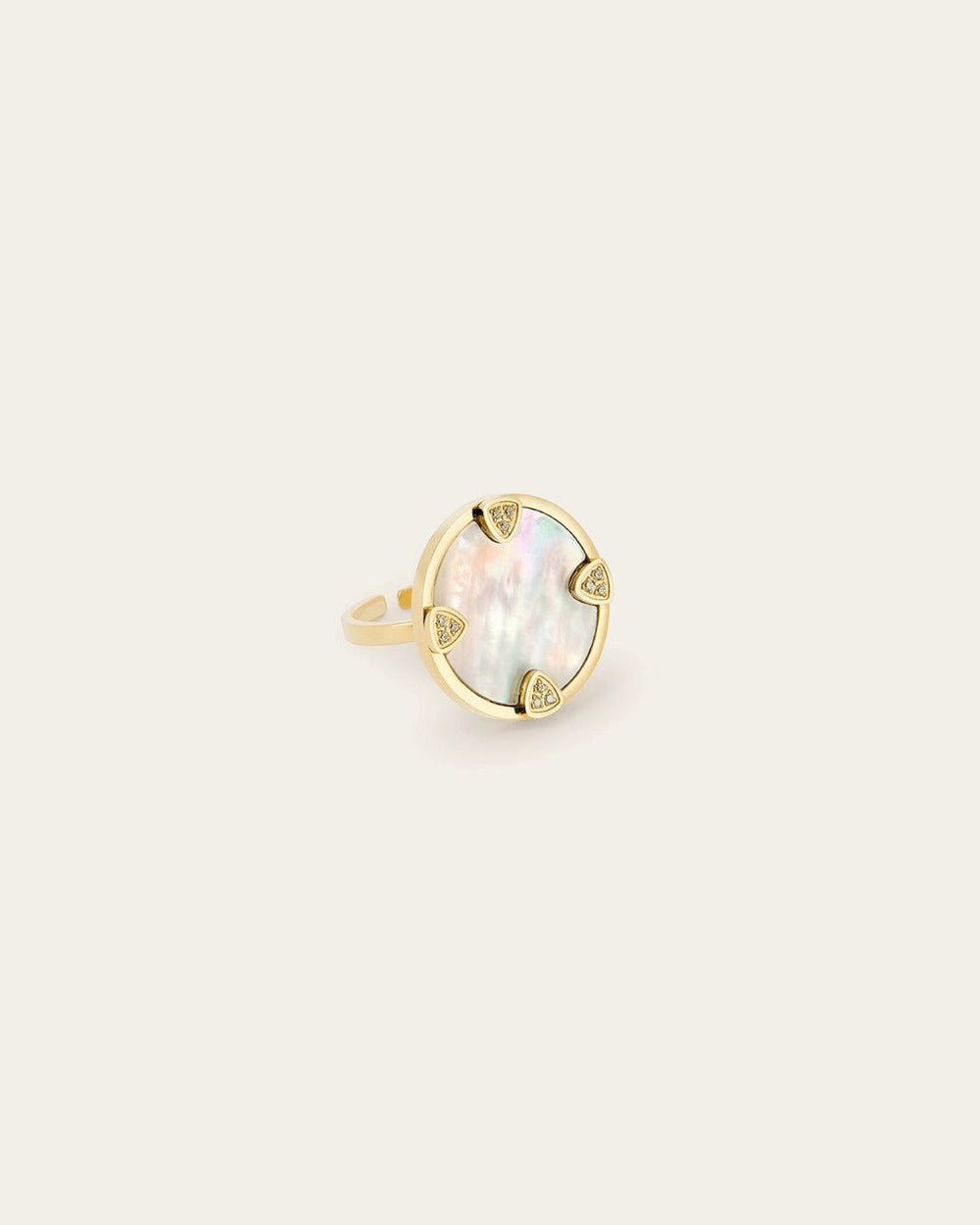 Bague Corazon (Acier doré)