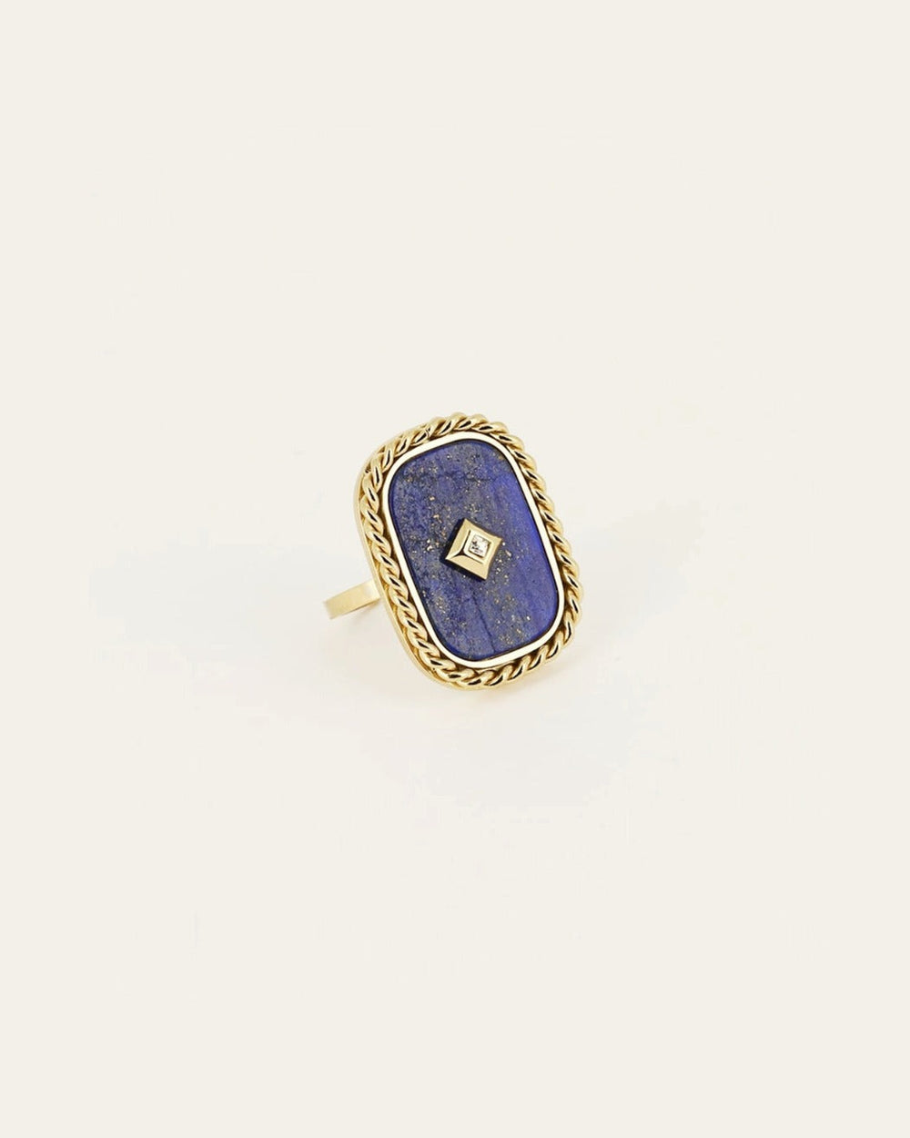 Bague Elijah (Acier doré)