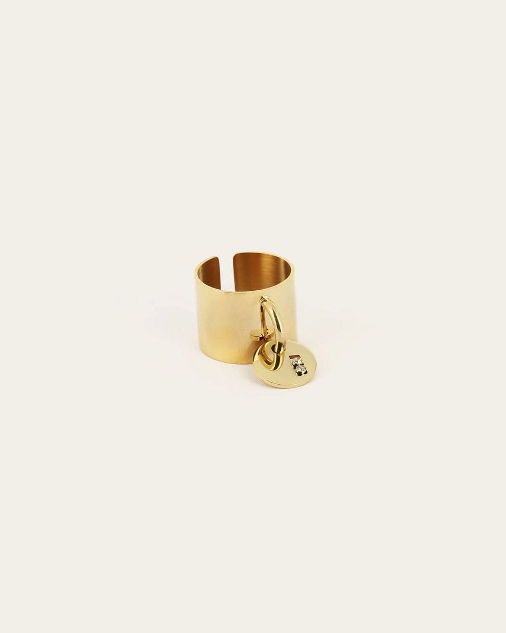 Bague Forçat1 (Acier doré)