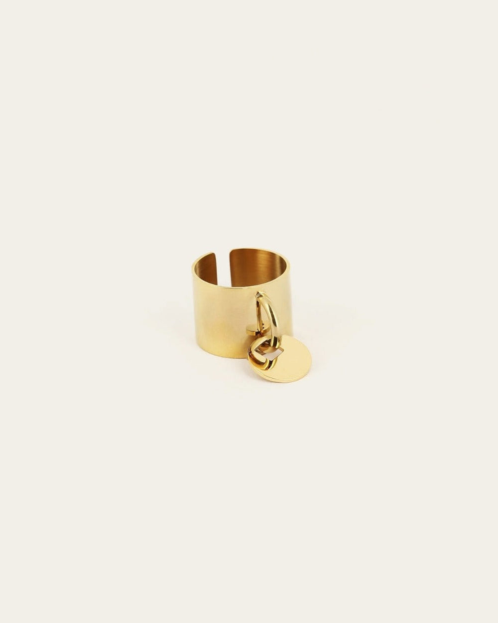 Bague Forçat2 (Acier doré)