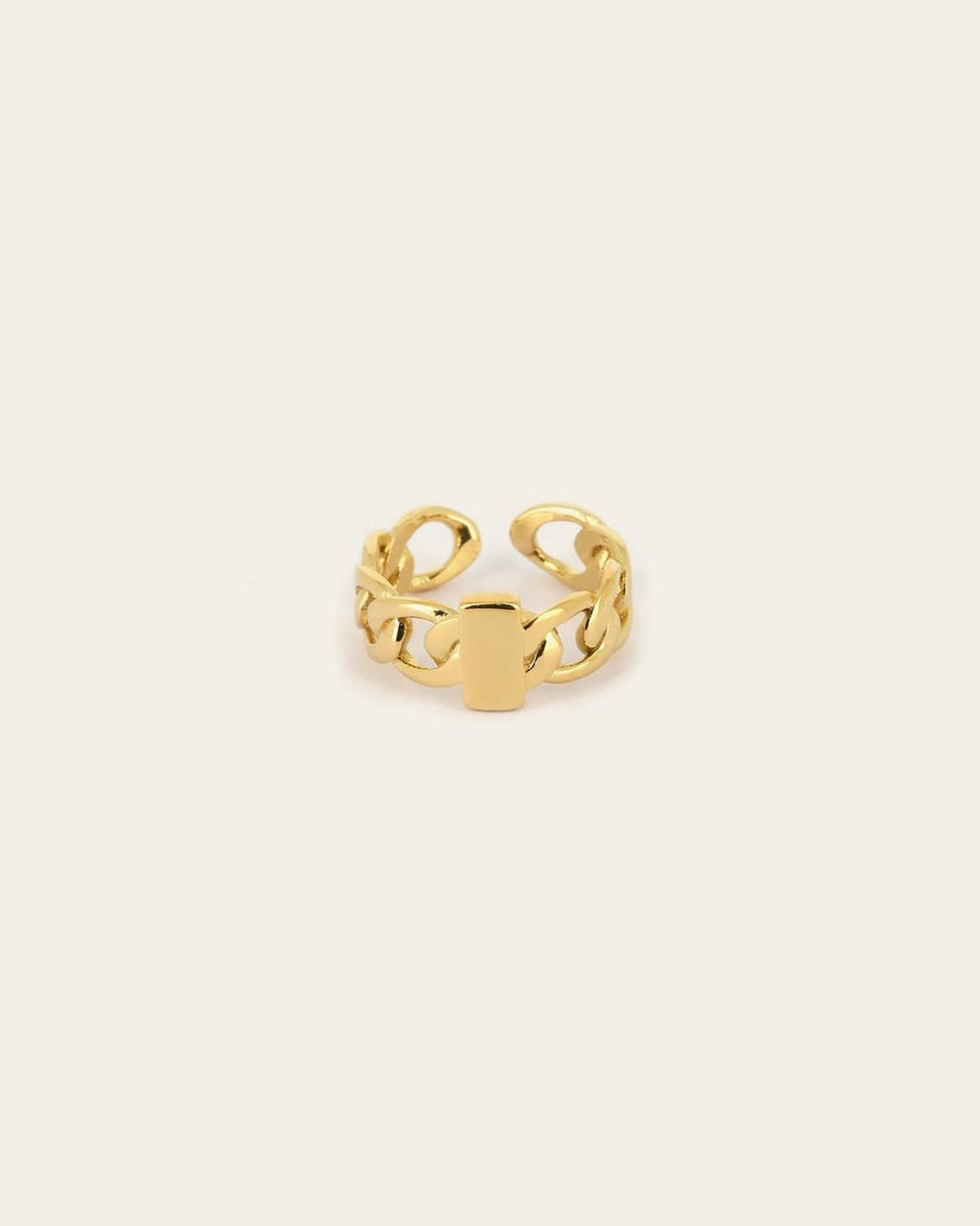 Bague Liane (Acier doré)