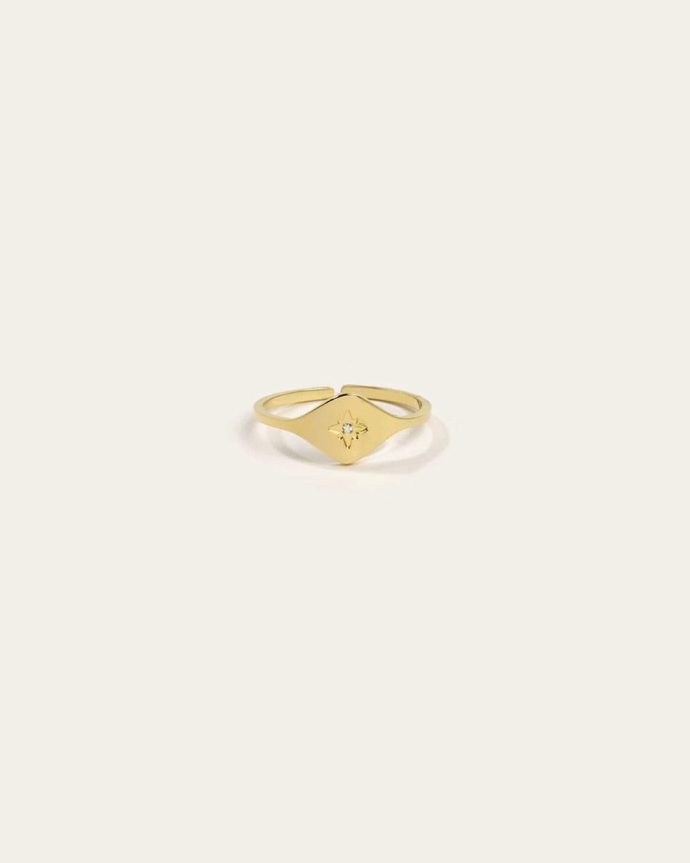 Ojos Ring (Gold-plated steel)