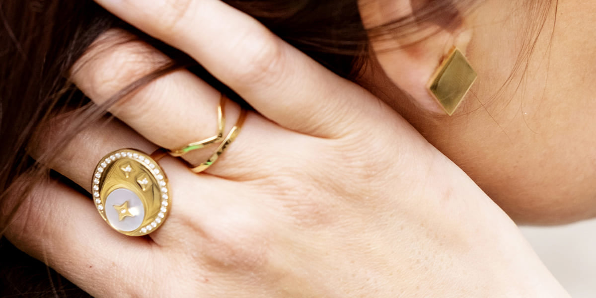 超大特価 Steel Ring Valar – Bijoux Zag アクセサリー