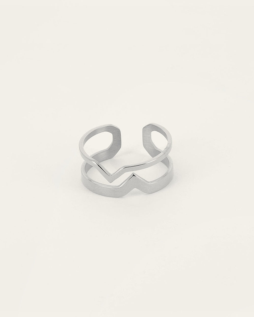 Bague Wave (Acier)