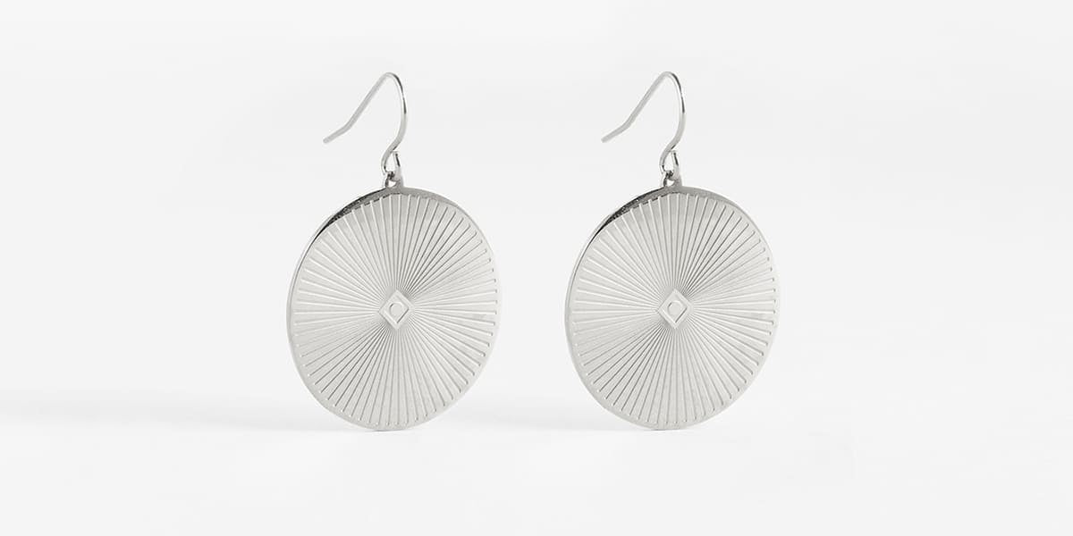 Boucles d'oreilles Ali (Acier)