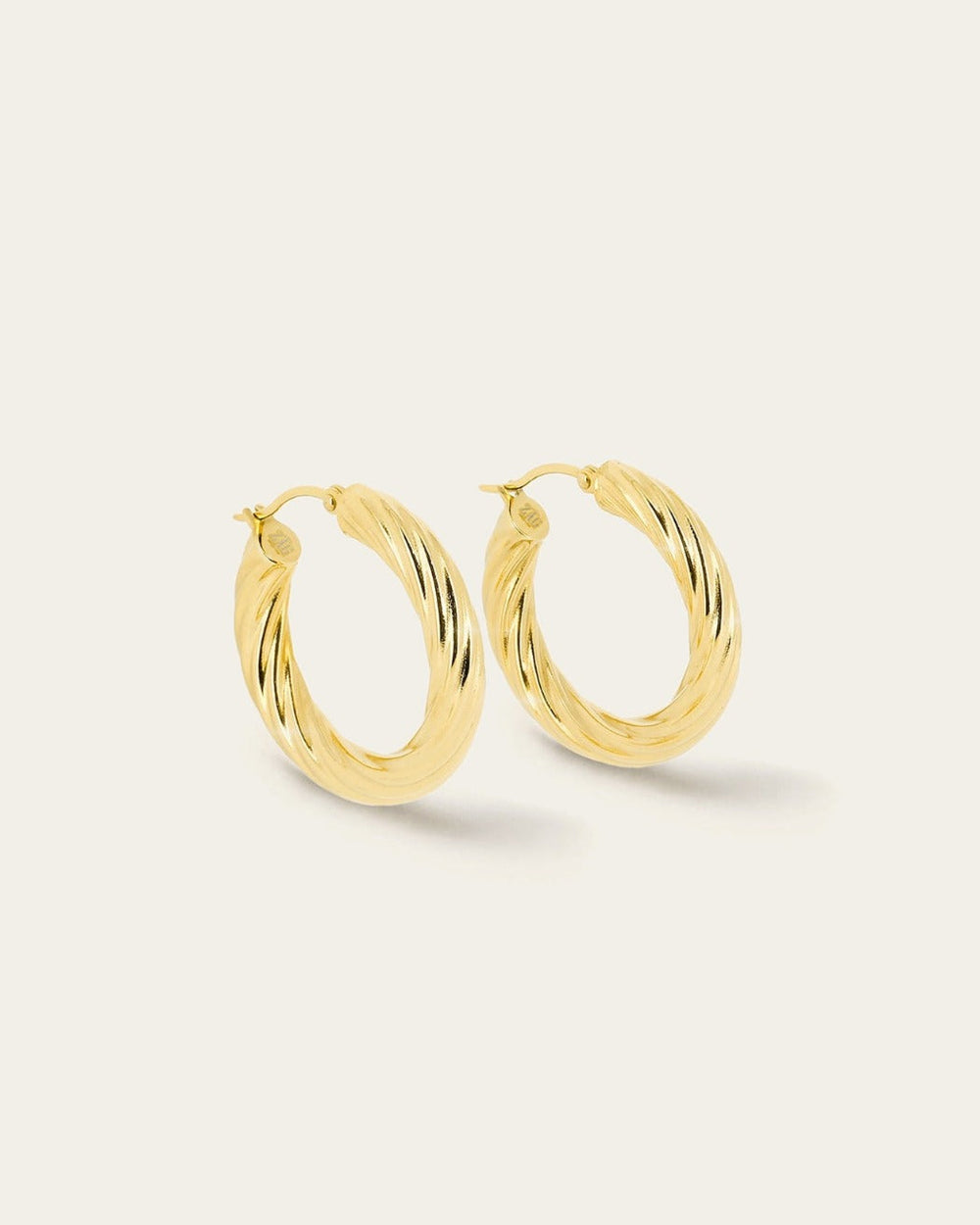 Boucles d'oreilles Aya (Acier doré)