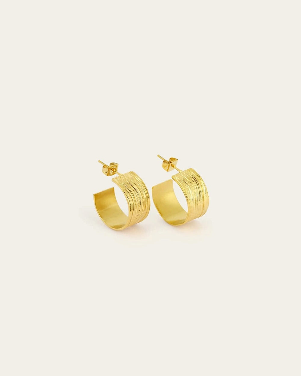 Boucles d'oreilles Chinchero (Acier doré)