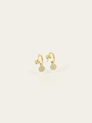 Boucles d'oreilles créoles Choupette