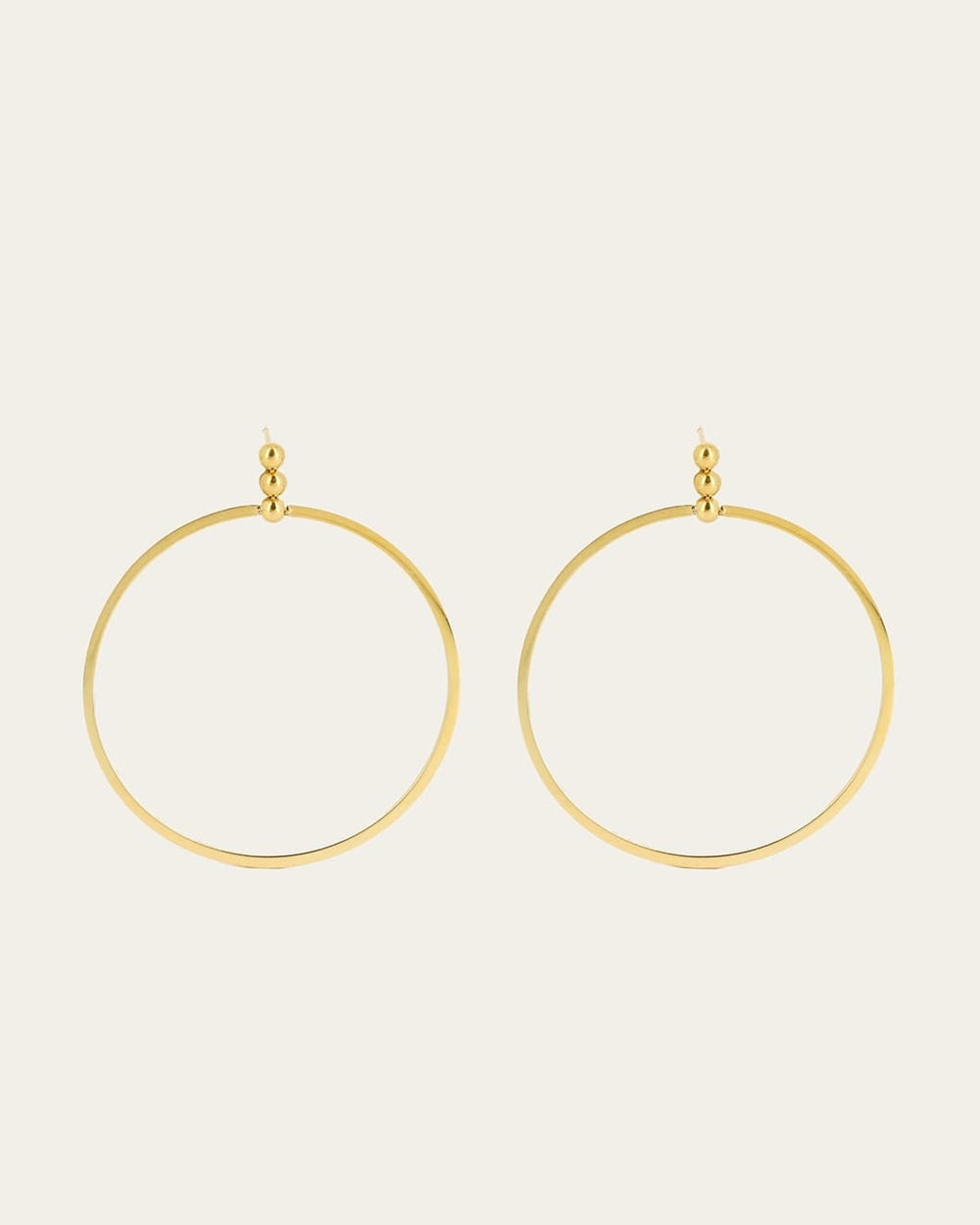 Boucles d'oreilles Honoré (Acier doré)